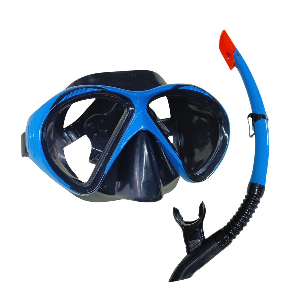 Star Diving Dalış Maskesi ve Snorkel Yetişkin - 51711-MAVİ - 1 ADET