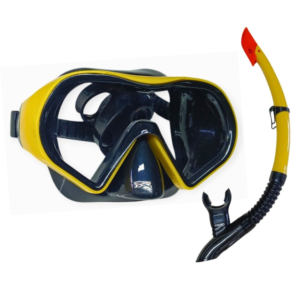 Star Diving Dalış Maskesi ve Snorkel Yetişkin - 517-SARI - 1 ADET