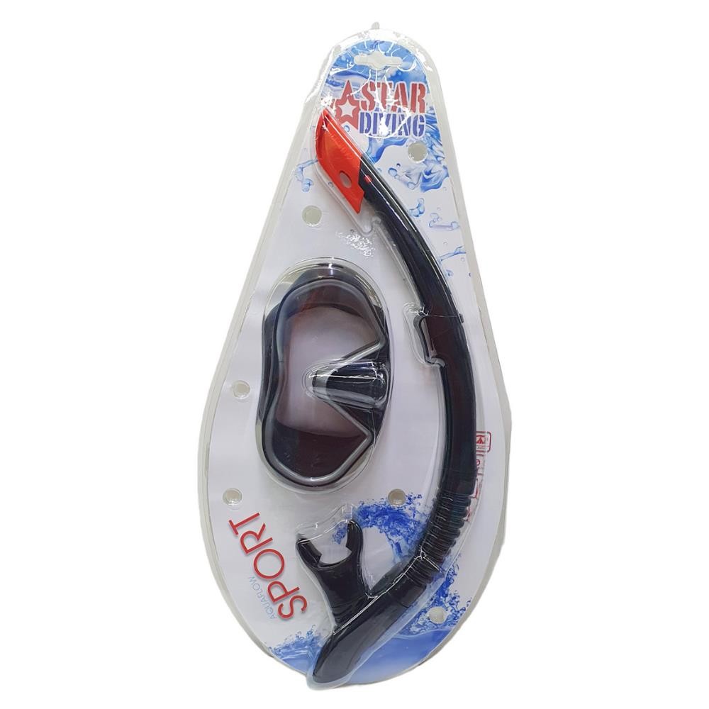 Star Diving Dalış Maskesi ve Snorkel Yetişkin - 517-SİYAH - 1 ADET Star Diving Dalış Maskesi ve Snorkel Yetişkin - 517-SİYAH - 1 ADET