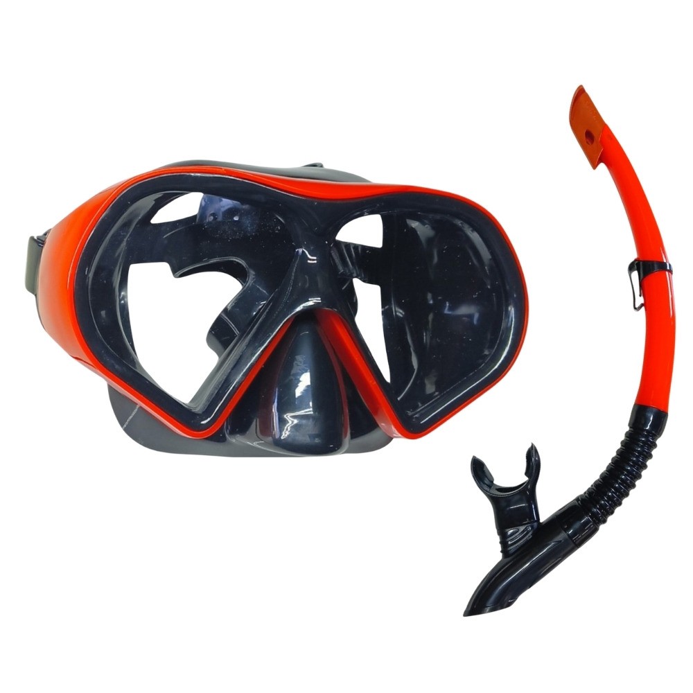 Star Diving Dalış Maskesi ve Snorkel Yetişkin - 51713-KIRMIZI - 1 ADET