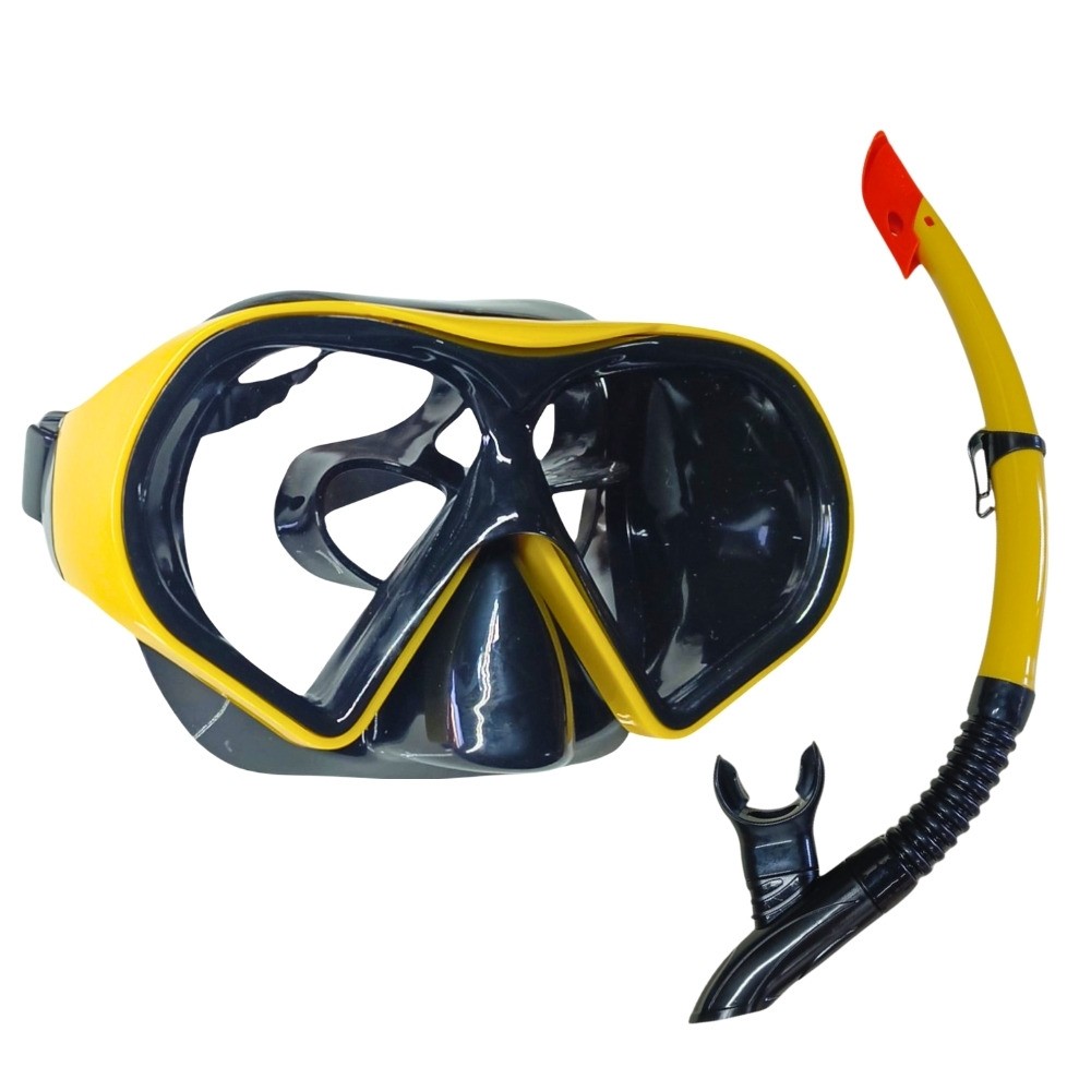 Star Diving Dalış Maskesi ve Snorkel Yetişkin - 51713-SARI - 1 ADET