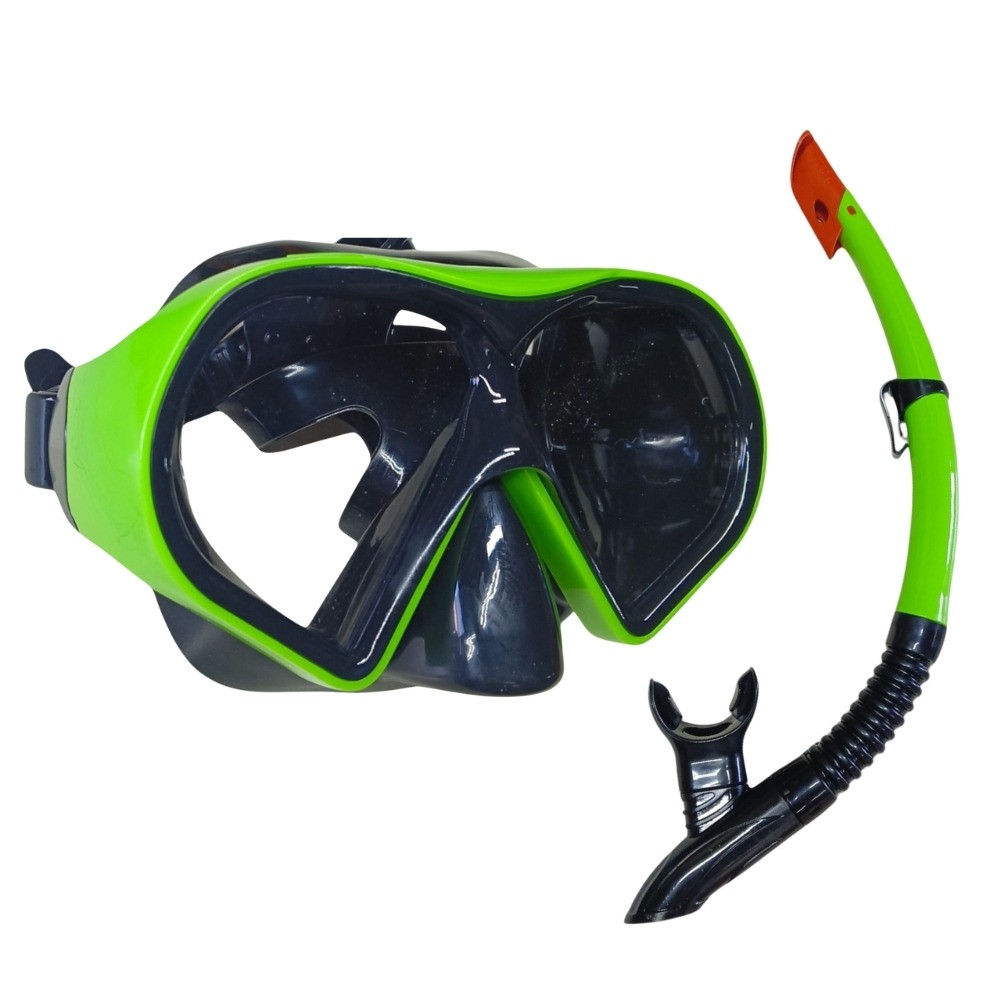 Star Diving Dalış Maskesi ve Snorkel Yetişkin - 51713-YEŞİL - 1 ADET