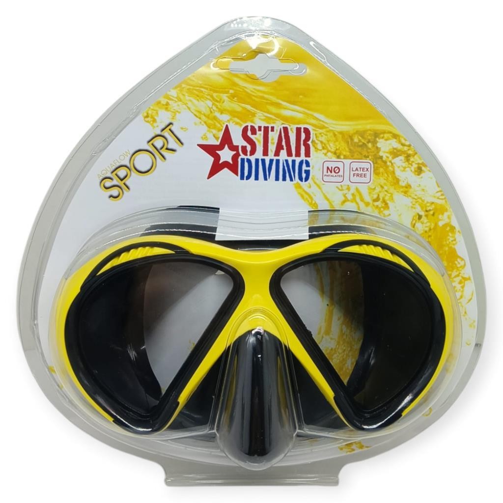 Star Diving Dalış Maskesi Yetişkin - 51701-SARI - 1 ADET
