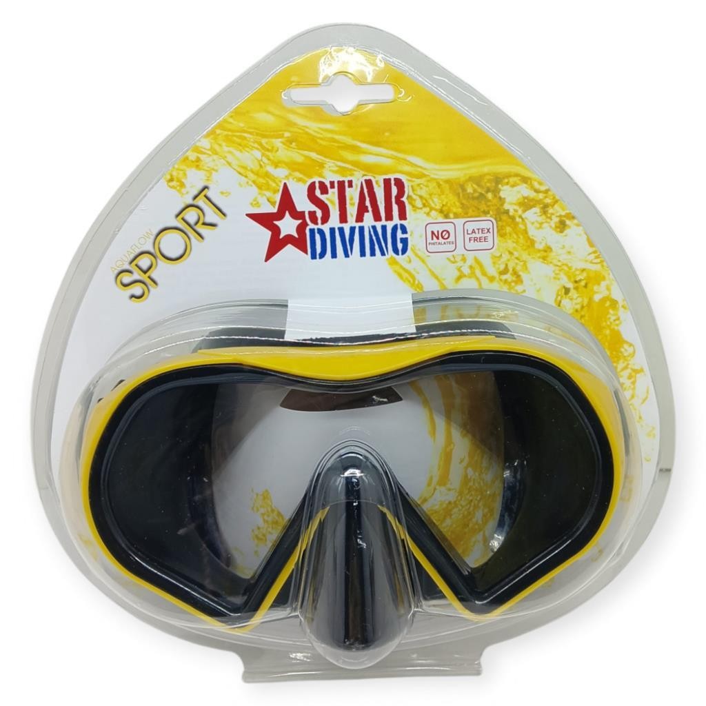 Star Diving Dalış Maskesi Yetişkin - 51702-SARI - 1 ADET