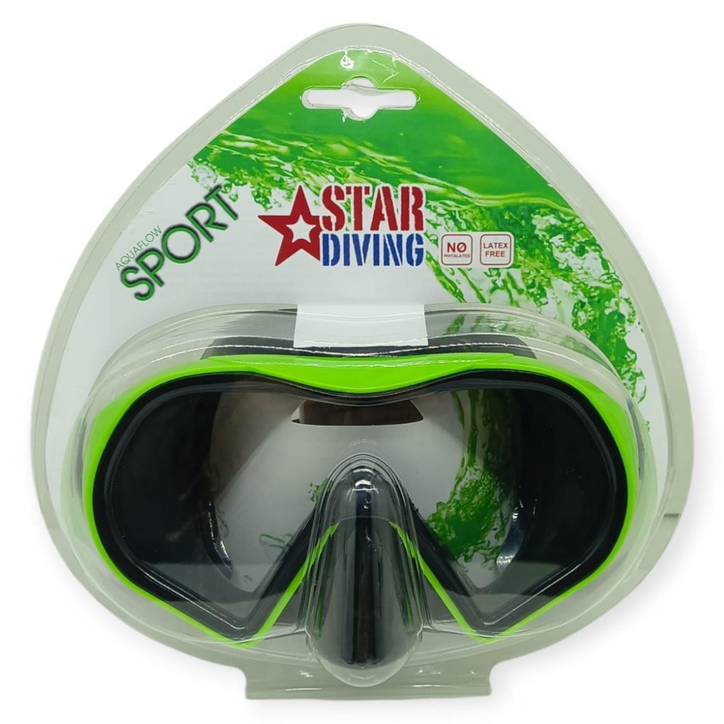 Star Diving Dalış Maskesi Yetişkin - 51702-YEŞİL - 1 ADET