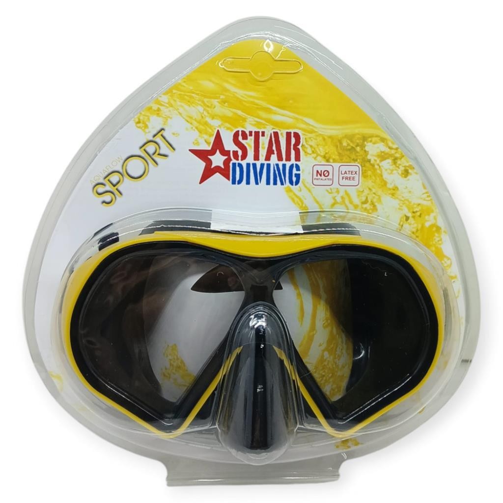 Star Diving Dalış Maskesi Yetişkin - 51703-SARI - 1 ADET
