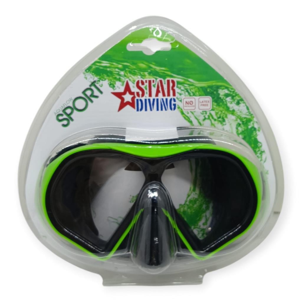 Star Diving Dalış Maskesi Yetişkin - 51703-YEŞİL - 1 ADET