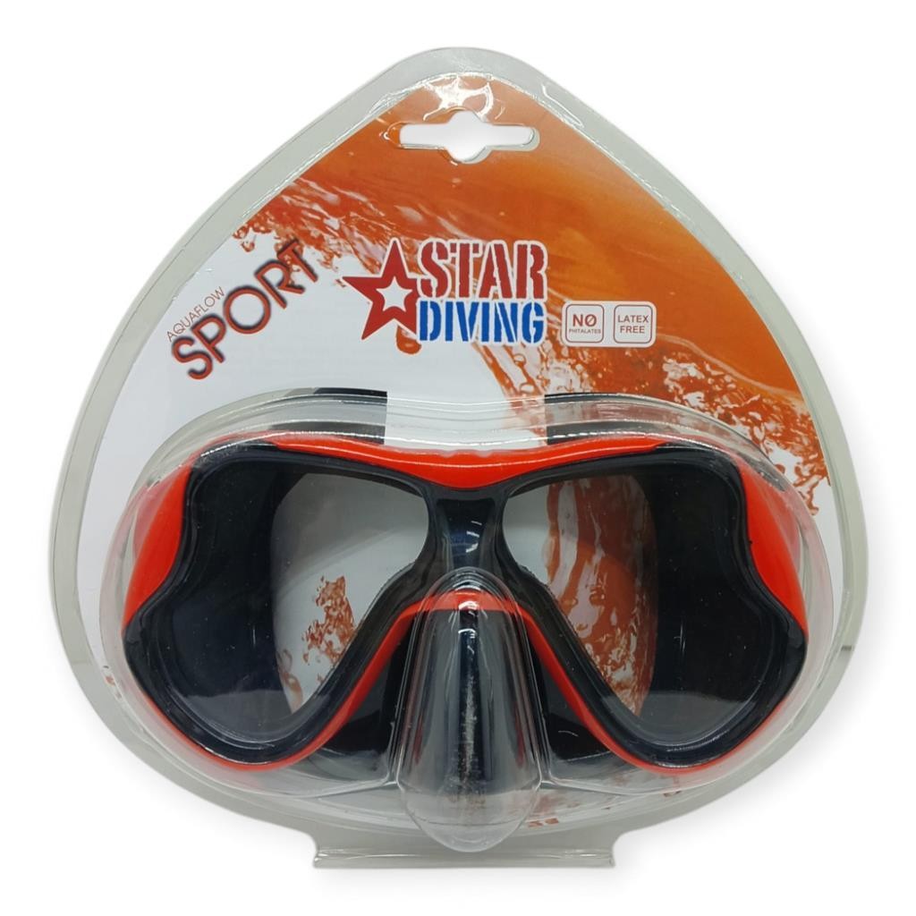 Star Diving Dalış Maskesi Yetişkin - 51705-KIRMIZI - 1 ADET