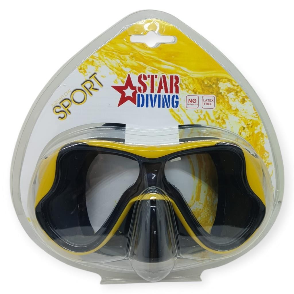 Star Diving Dalış Maskesi Yetişkin - 51705-SARI - 1 ADET