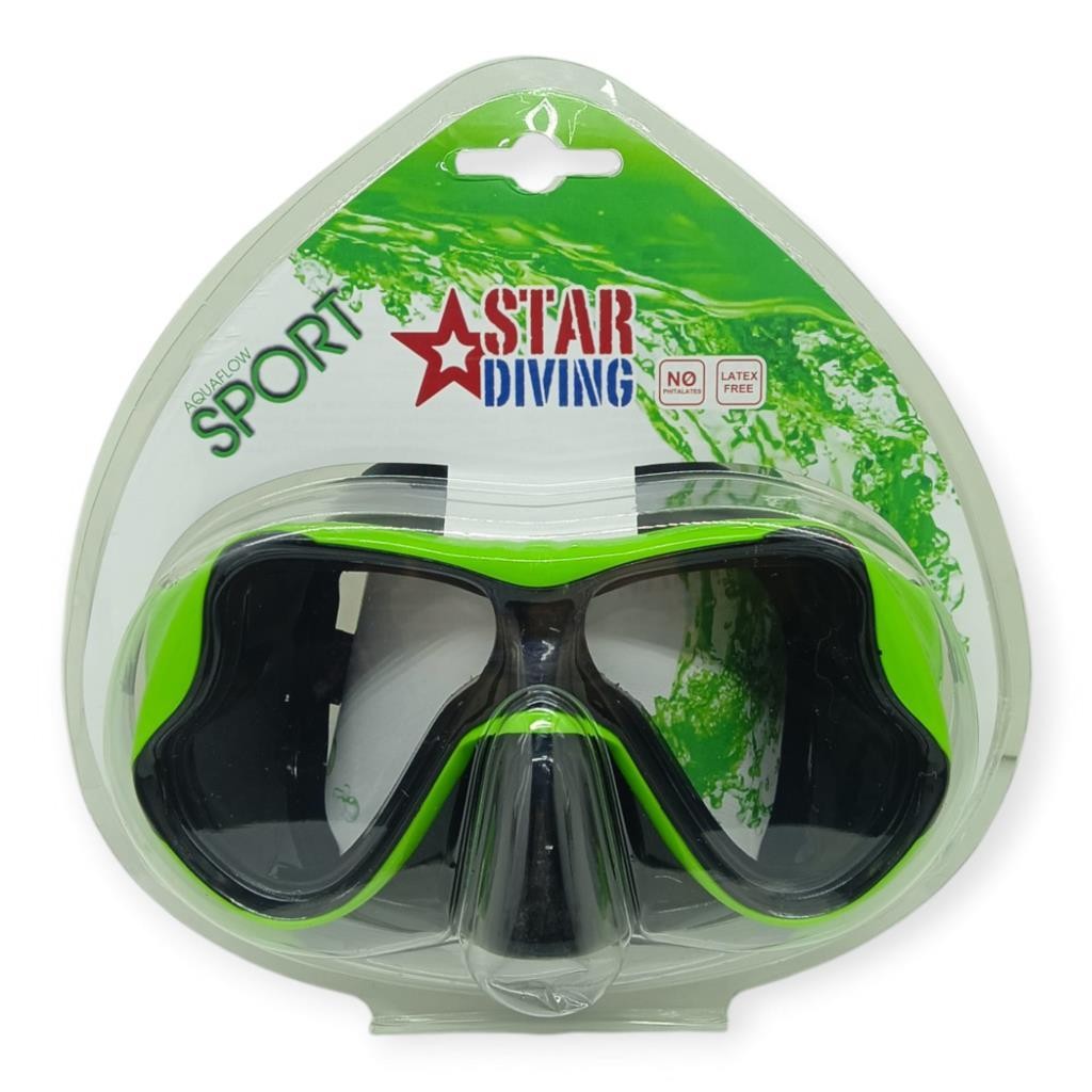 Star Diving Dalış Maskesi Yetişkin - 51705-YEŞİL - 1 ADET