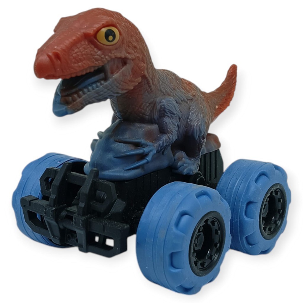 Sürtmeli Dinazor Arabalar  cm - H-20 - T-Rex -Kahverengi - 1 ADET