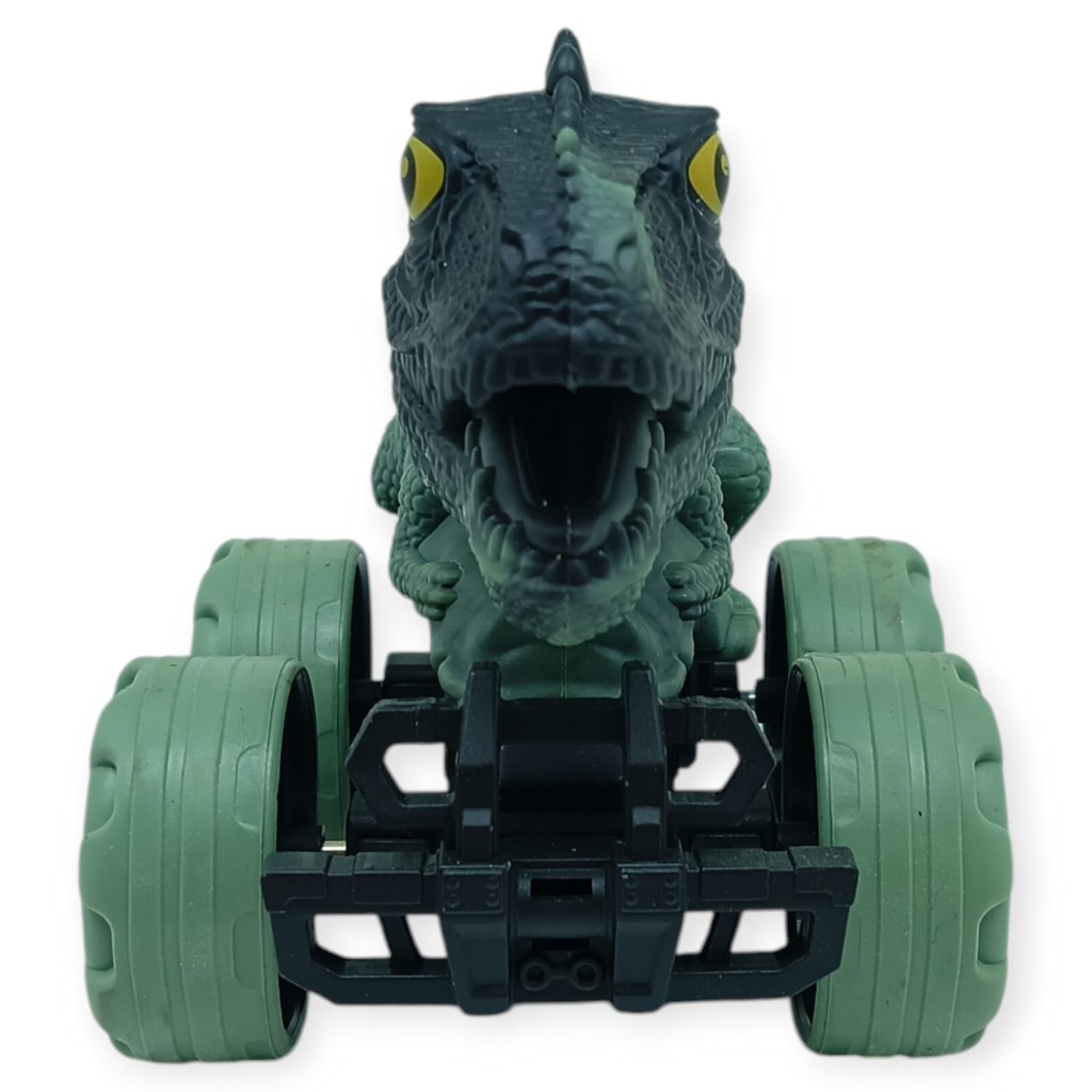 Sürtmeli Dinazor Arabalar  cm - H-20 - Stegosaurus - Yeşil - 1 ADET