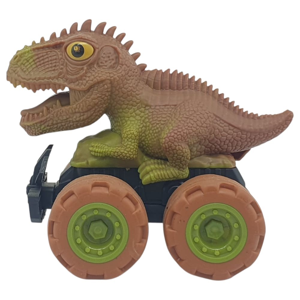 Sürtmeli Dinazor Arabalar 2'li -  cm - Stegosaurus & Parasaurolophus  - 1 ADET