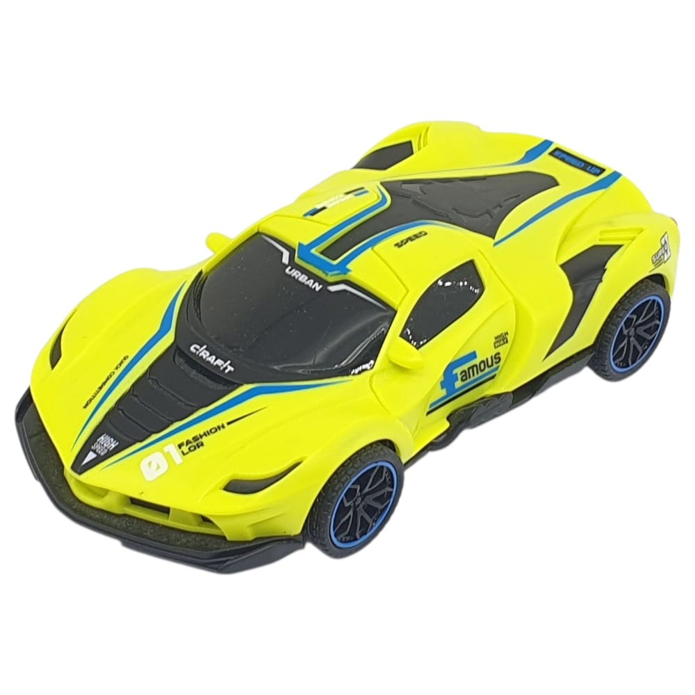 Sürtmeli Drift Arabalar 15 cm - D400-52 - Sarı - 1 ADET