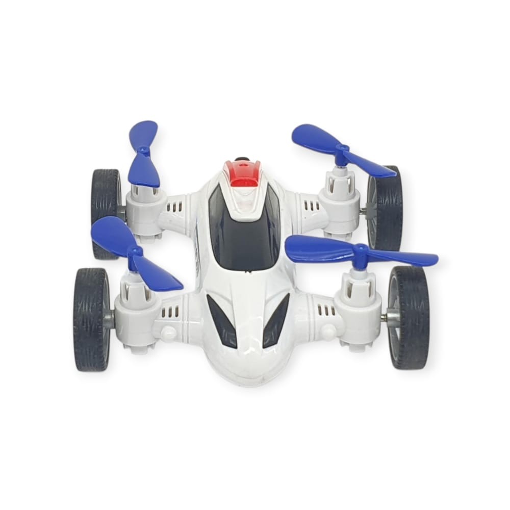 Sürtmeli Drone Araba Hareketli Pervane - Beyaz - 1 ADET
