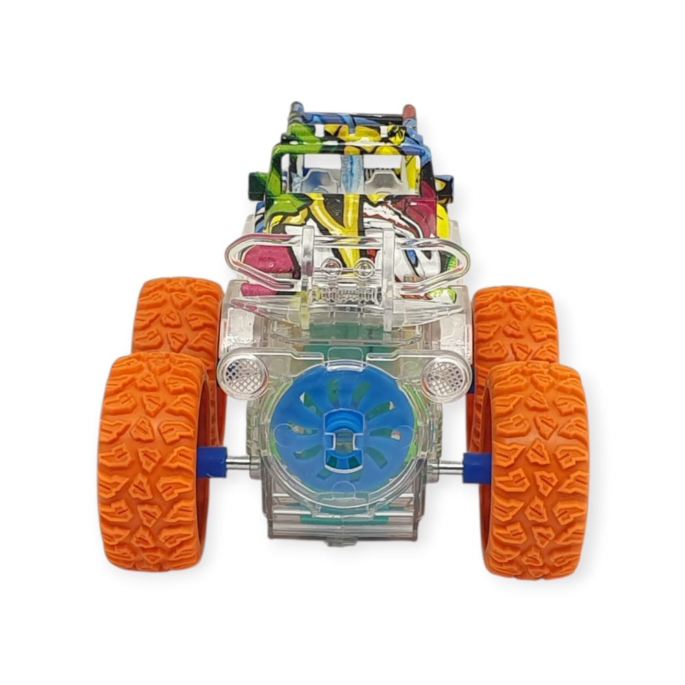 Sürtmeli Işıklı Off-Road Aracı - 7310 - Turuncu - 1 ADET Sürtmeli Işıklı Off-Road Aracı - 7310 - Turuncu - 1 ADET