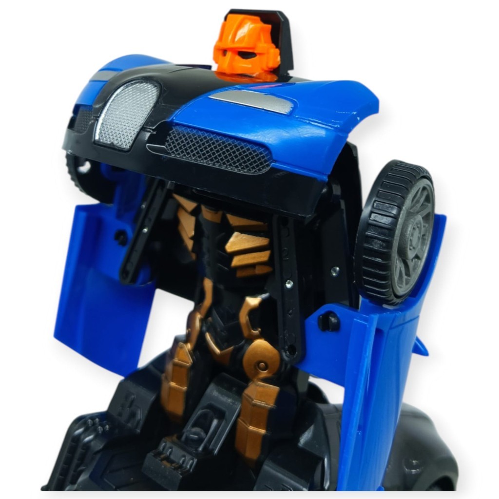 Robota Dönüşen Araba - Pilli Yerde Gezen Spor Araba  - 1 ADET