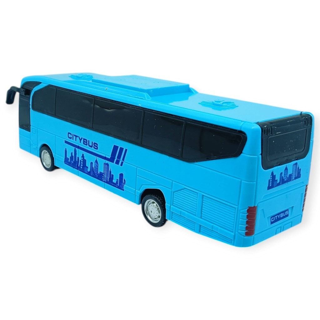 Sürtmeli Tur Otobüsü - 23 cm - Mavi - 1 ADET Sürtmeli Tur Otobüsü - 23 cm - Mavi - 1 ADET