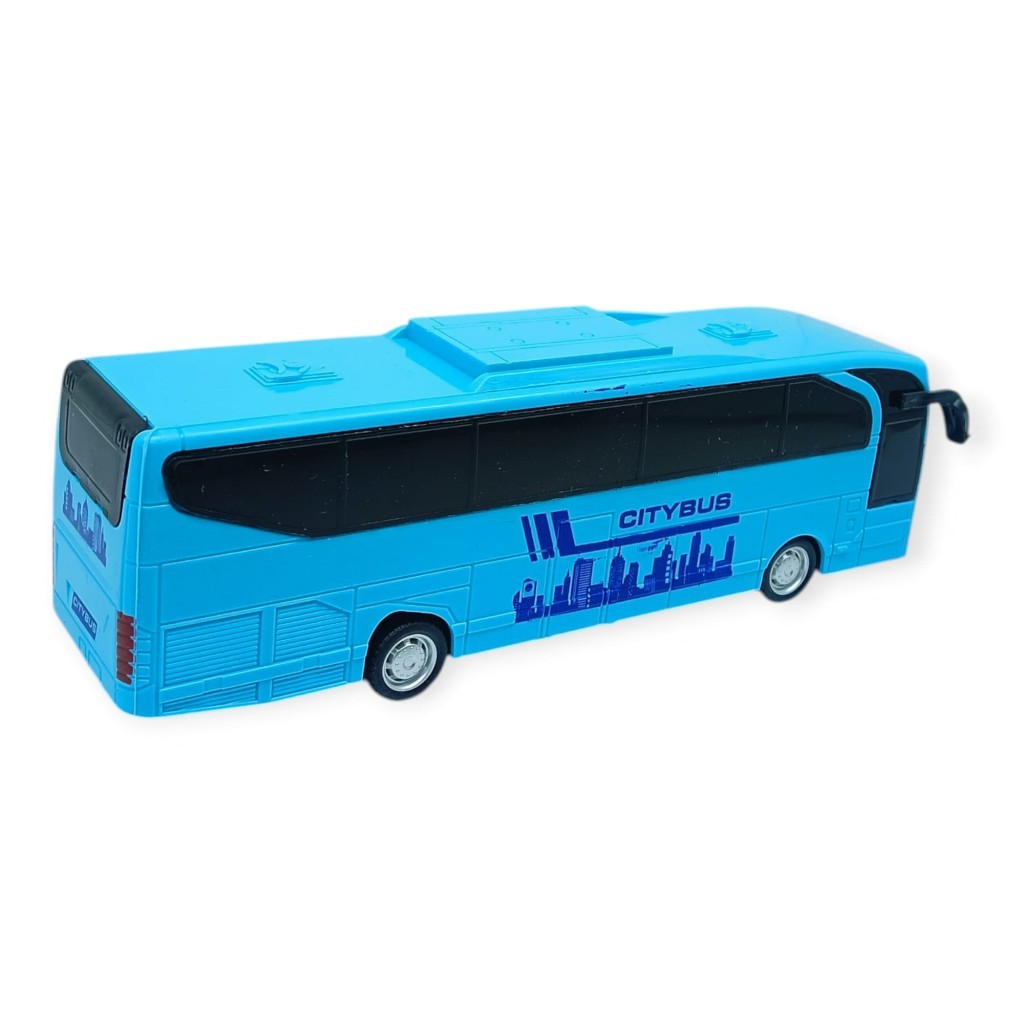 Sürtmeli Tur Otobüsü - 23 cm - Mavi - 1 ADET Sürtmeli Tur Otobüsü - 23 cm - Mavi - 1 ADET