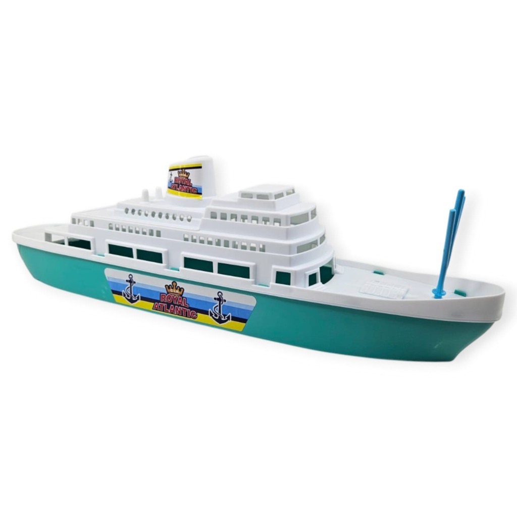 Transatlantik Yolcu Gemisi 45 cm - Turkuaz Transatlantik Yolcu Gemisi 45 cm - Turkuaz