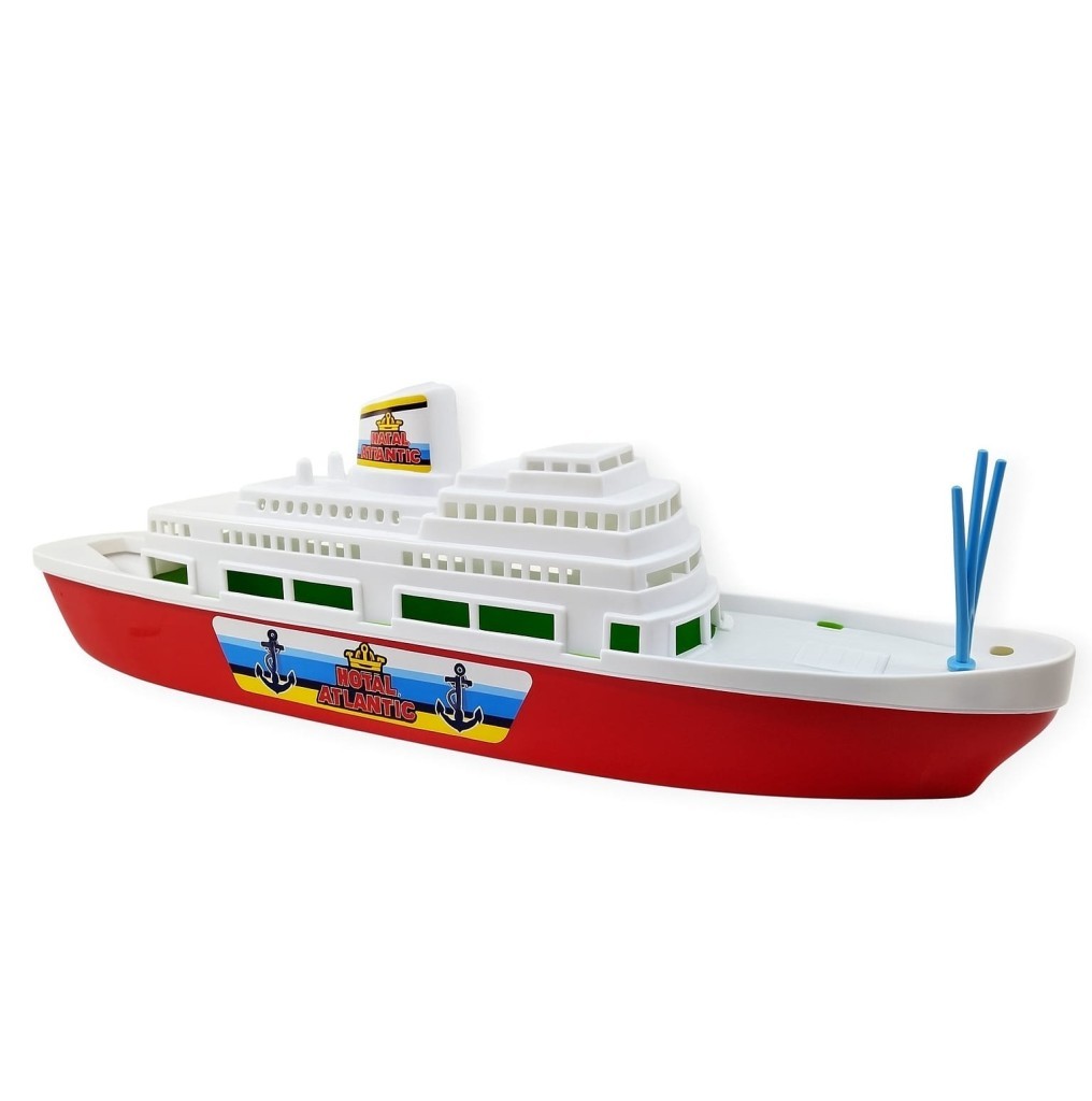 Transatlantik Yolcu Gemisi 45 cm - Kırmızı - 1 ADET Transatlantik Yolcu Gemisi 45 cm - Kırmızı - 1 ADET