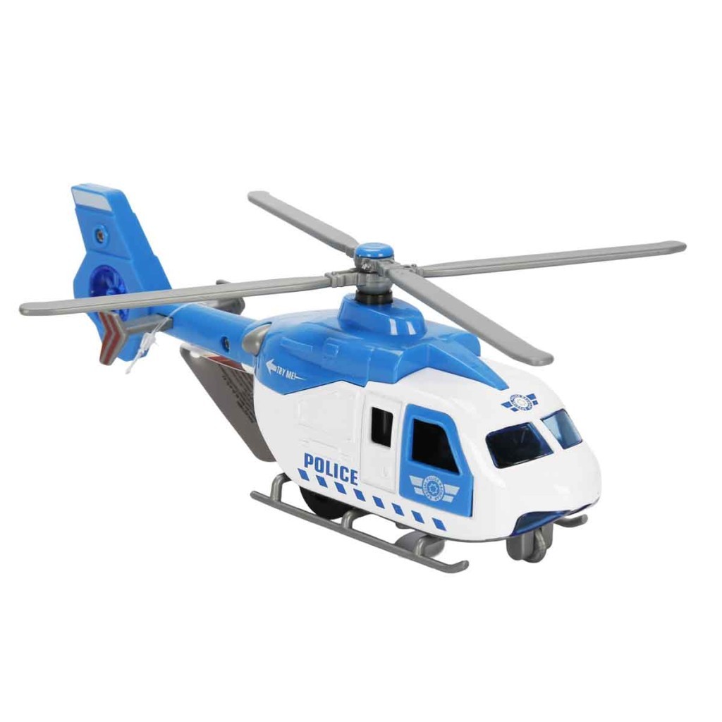 Çek Bırak Metal Helikopter 20 cm - Mavi - 1 ADET