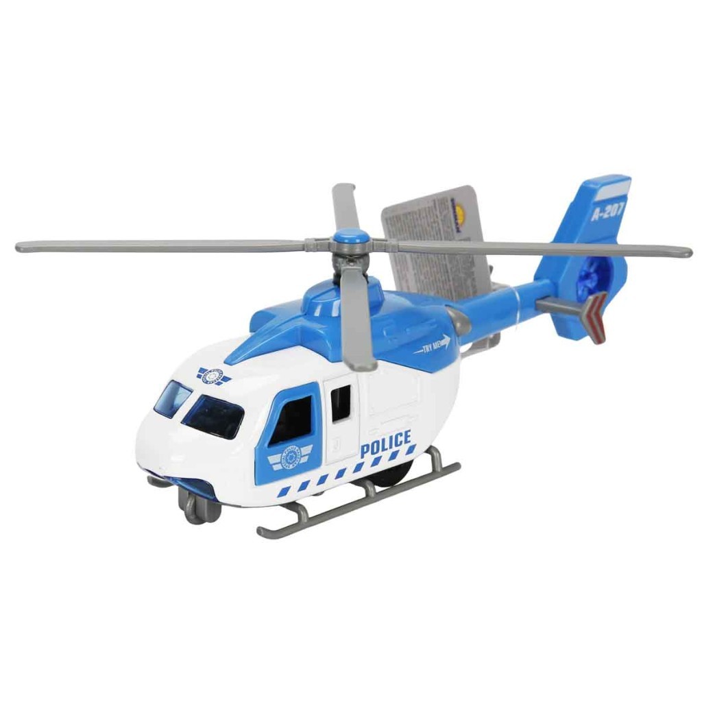 Çek Bırak Metal Helikopter 20 cm - Mavi - 1 ADET