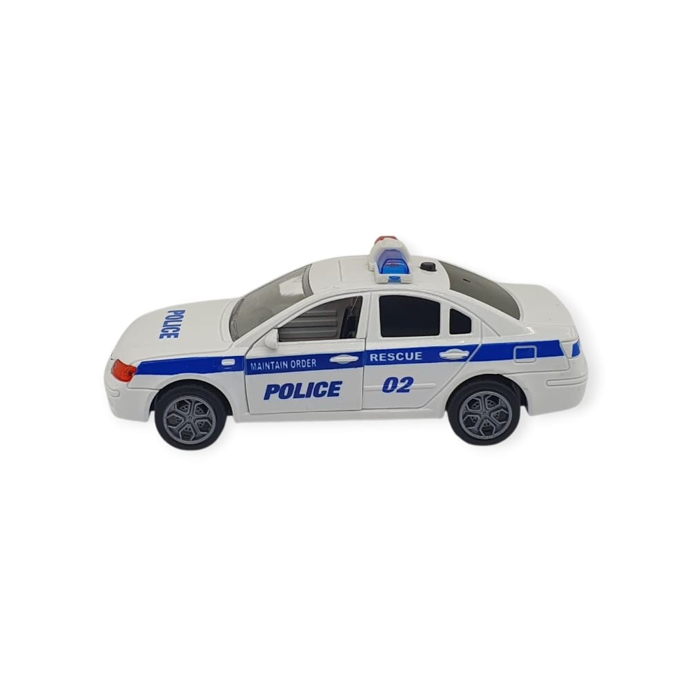 Sesli Işıklı Çek Bırak Polis Arabası  - 1 ADET