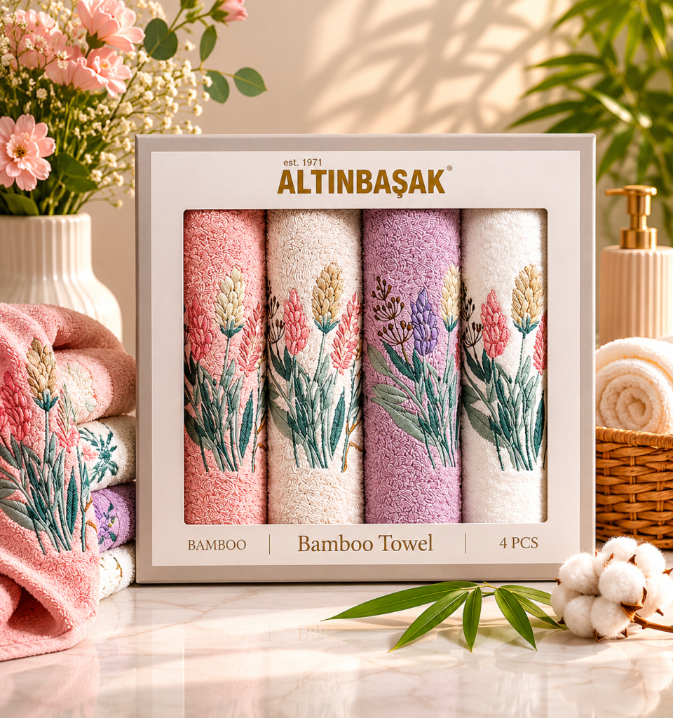 Bambu 4´lü 50x90 El Havlusu Serena