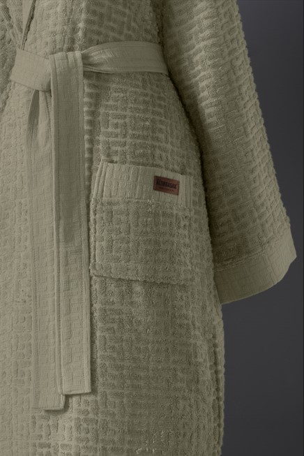 Bambu Bornoz Seti Lisse Sage Sabre Bambu Bornoz Seti Lisse Sage Sabre