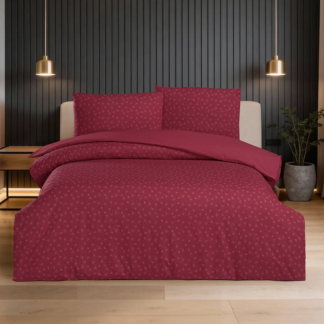 Prive Cherry Çift Kişilik Nevresim Takımı