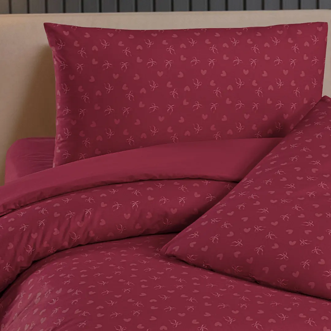 Prive Cherry Çift Kişilik Nevresim Takımı