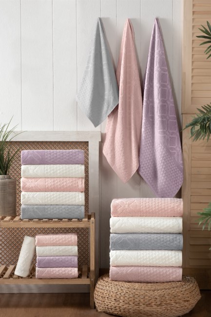 Bambu 6lı 70x140 Banyo Havlusu Andy Bambu 6lı 70x140 Banyo Havlusu Andy
