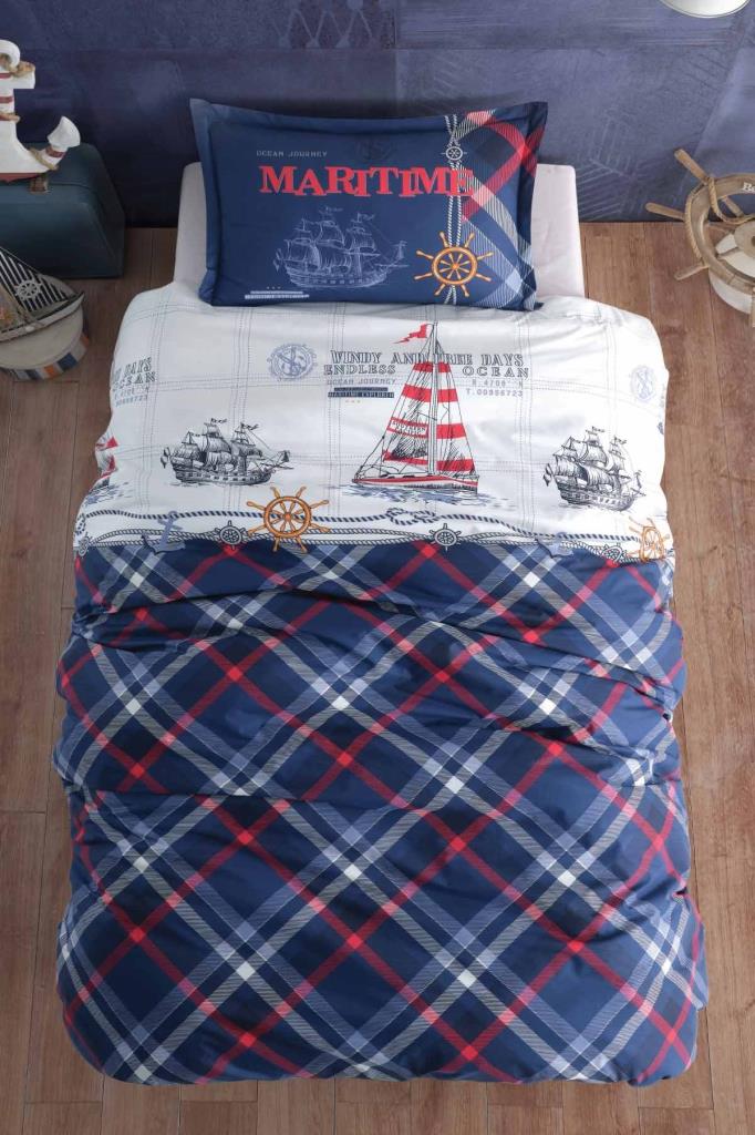 Genç Ranforce Tek Kişilik Nev Takımı Maritime Lacivert Genç Ranforce Tek Kişilik Nev Takımı Maritime Lacivert