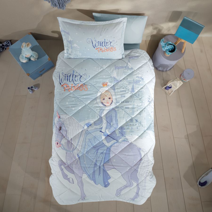 Tek Kişilik Ranforce Genç Desen Yorgan Seti Winter Princess