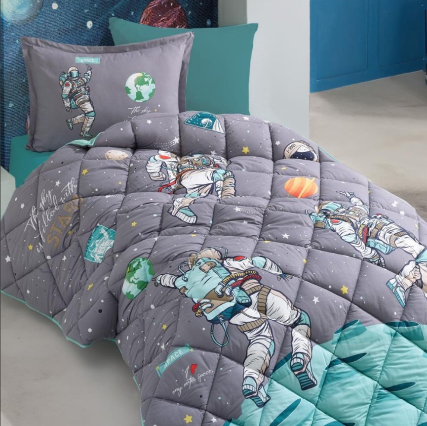 Tek Kişilik Ranforce Genç Desen Yorgan Seti Space Tek Kişilik Ranforce Genç Desen Yorgan Seti Space