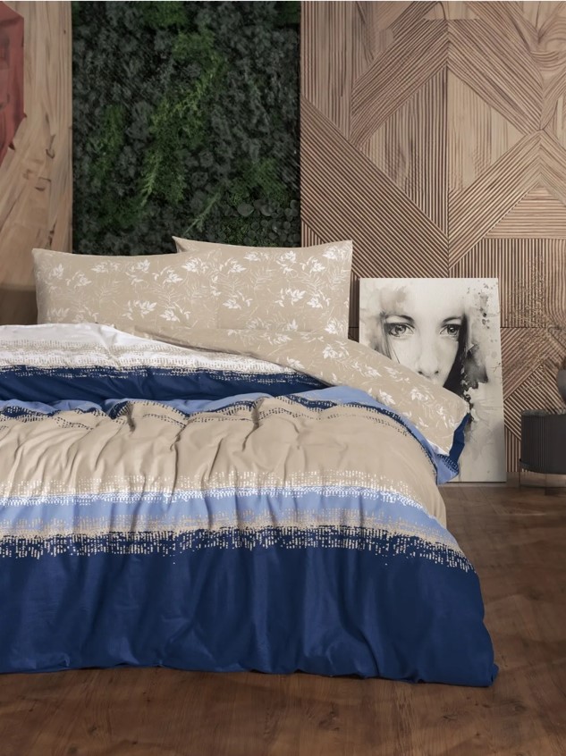 Flanel Nevresim Takımı Tek Kişilik Blueline Lacivert Flanel Nevresim Takımı Tek Kişilik Blueline Lacivert