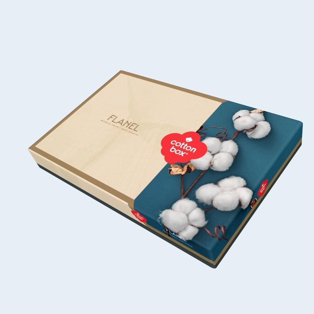 Flanel Nevresim Takımı Çift Kişilik Flowerland Kırmızı