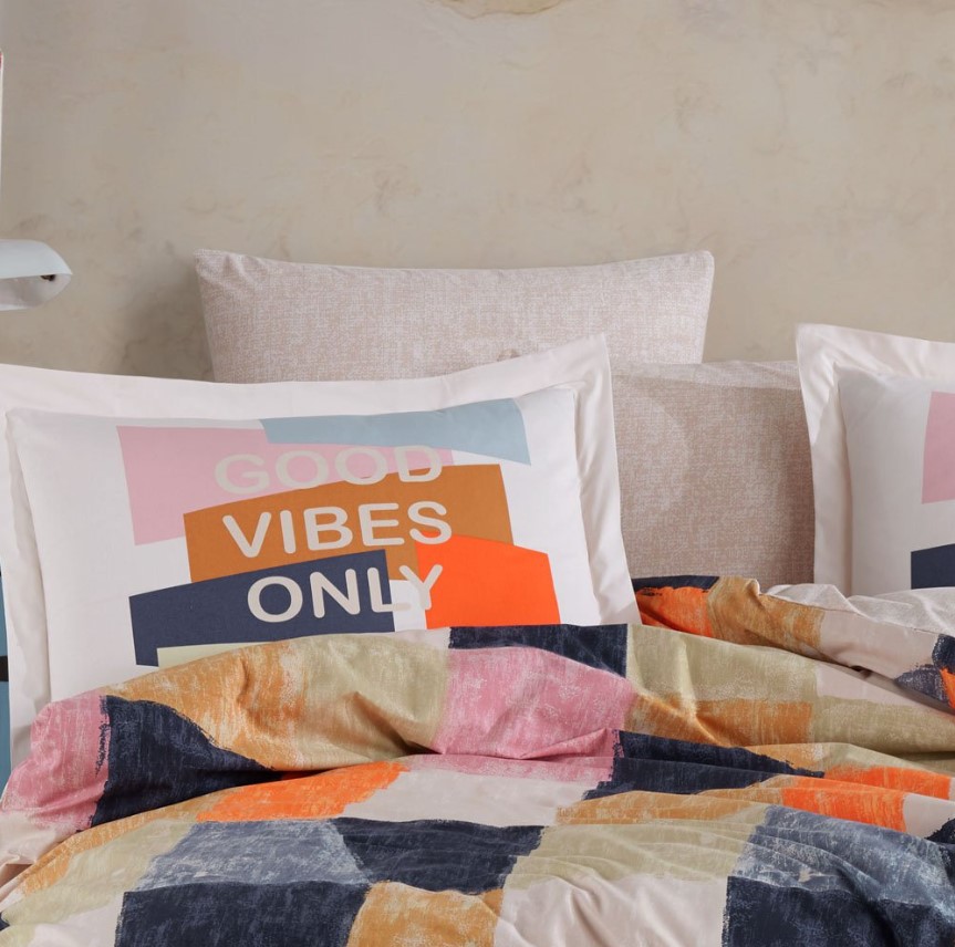 Çift Kişilik Poplin Nev Bermuda Oranj
