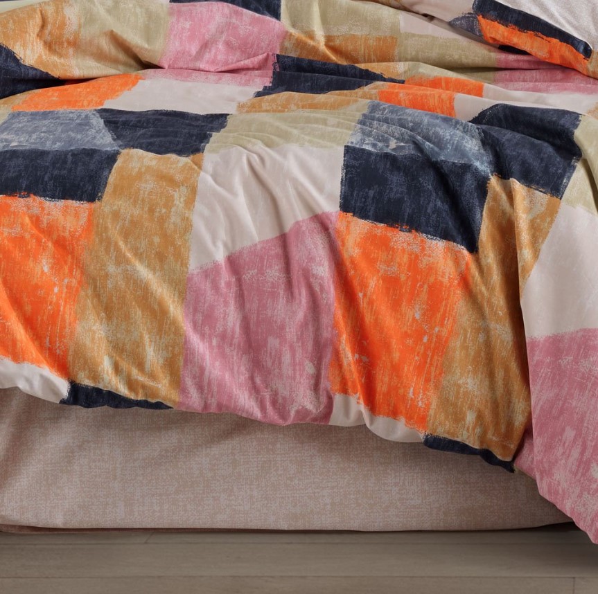 Çift Kişilik Poplin Nev Bermuda Oranj