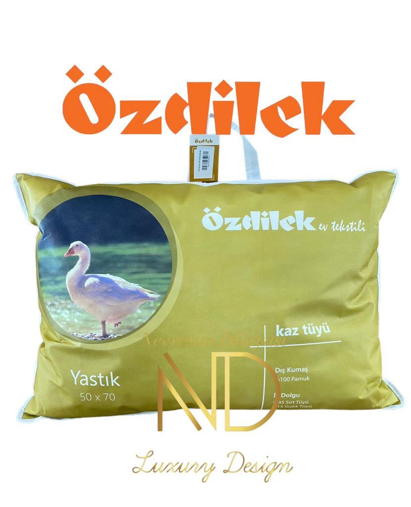 Özdilek Kaz Tüyü Yastık 50x70 cm Özdilek Kaz Tüyü Yastık 50x70 cm