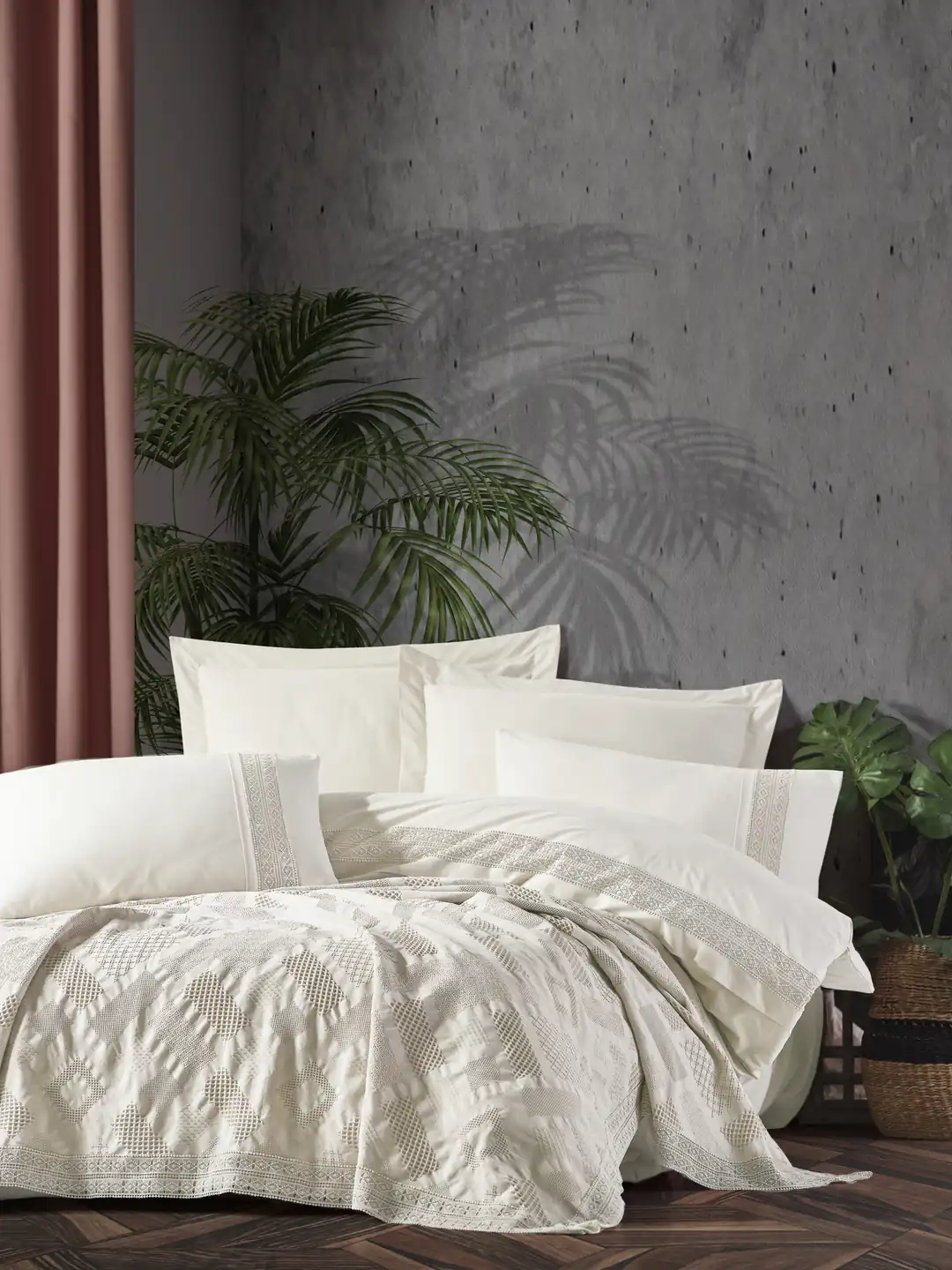 Şaheser Home Collection Çeyiz Seti Freya Krem