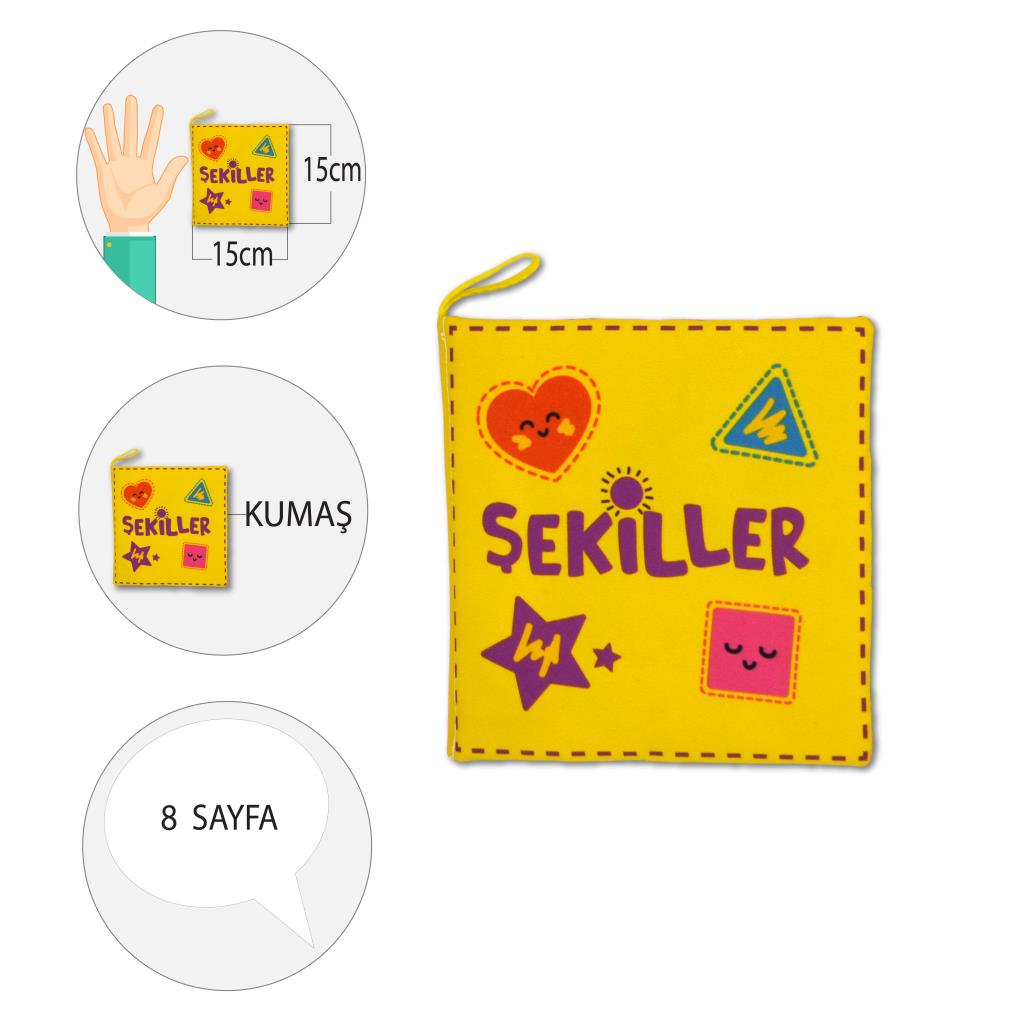 Şekiller Kumaş Sessiz Kitap