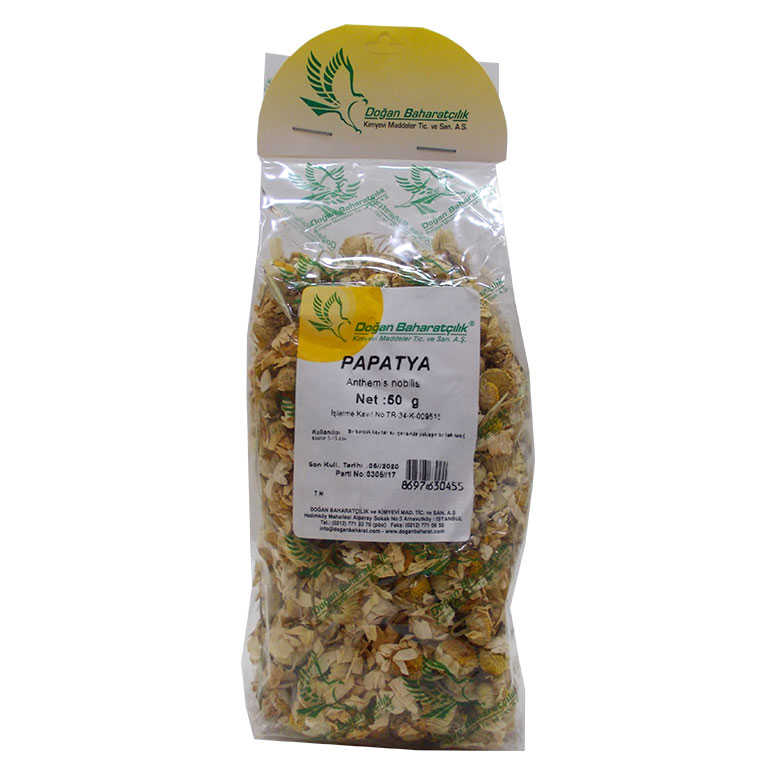 Papatya Çiçeği Doğal 50 Gr Paket