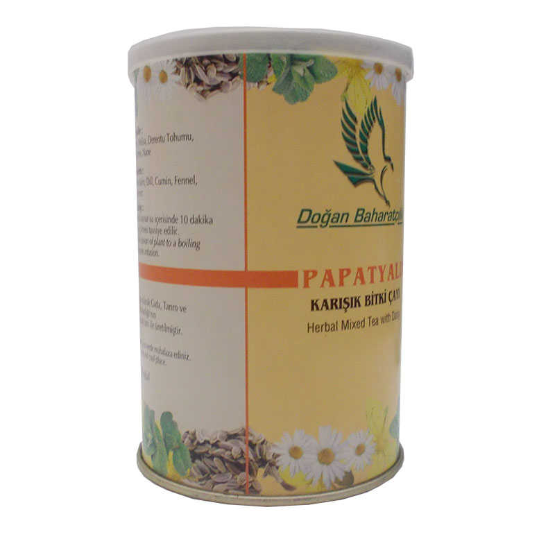 Papatyalı Karışık Çay 100 Gr Teneke Kutu Papatyalı Karışık Çay 100 Gr Teneke Kutu