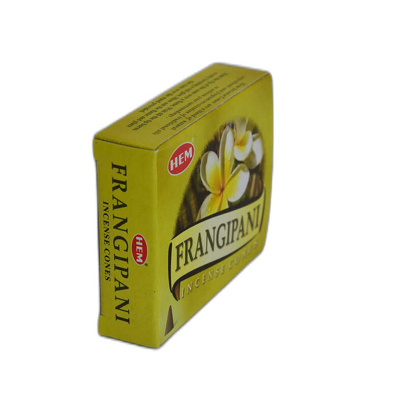 Plumeria Çiçeği Kokulu 10 Konik Tütsü - Frangipani Incense Cones