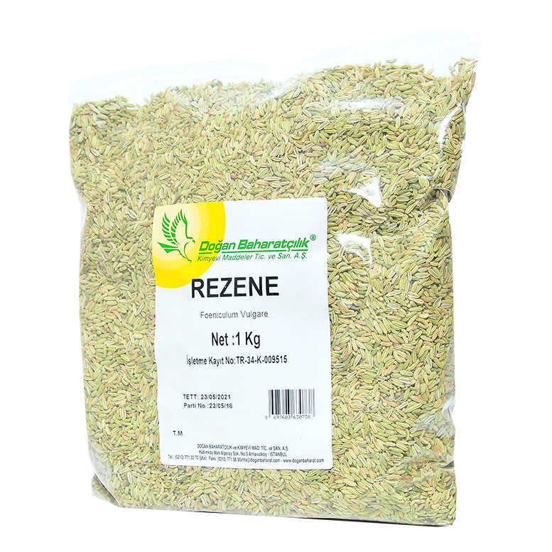 CLZ214 Rezene Doğal Tane Rezene Tohumu 1000 Gr Paket