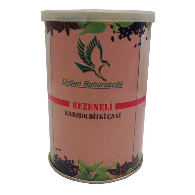 Rezeneli Karışık Bitkisel Çay 100 Gr Teneke Kutu
