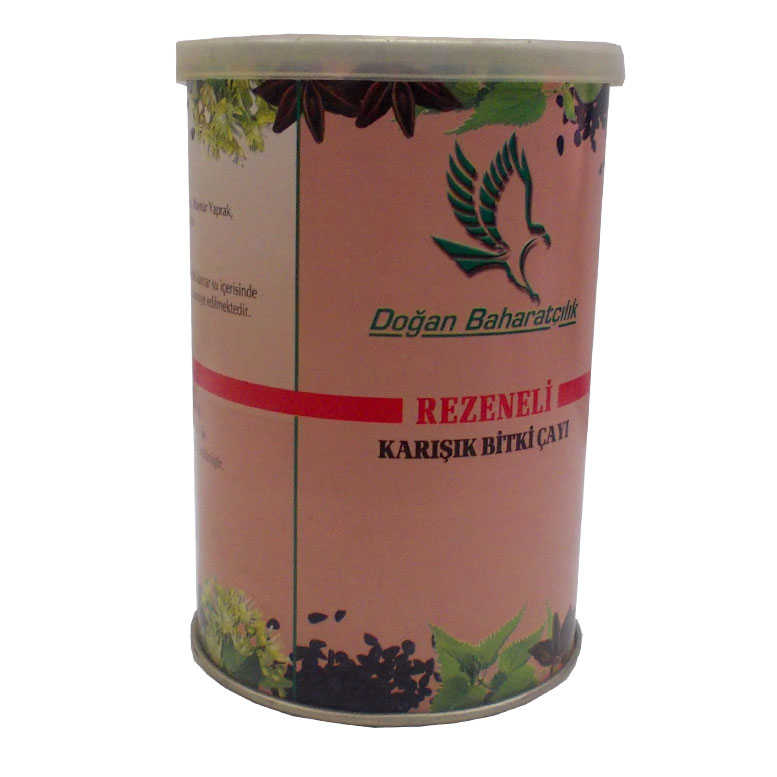 Rezeneli Karışık Bitkisel Çay 100 Gr Teneke Kutu