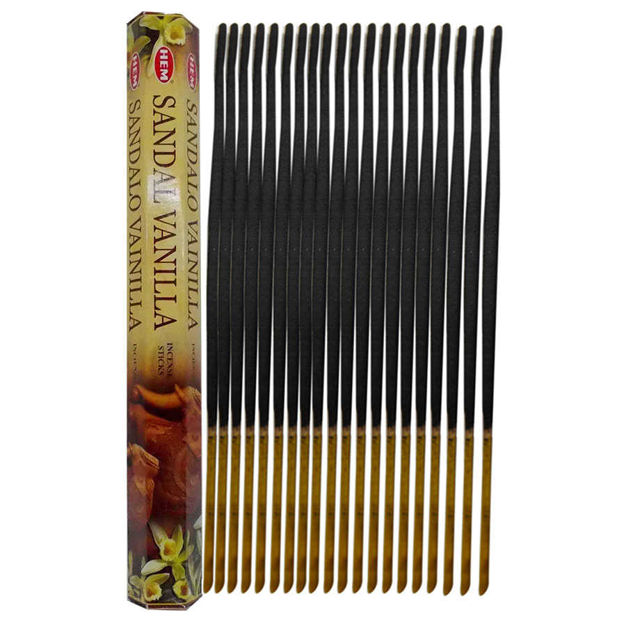 Sandal Vanilya Kokulu 20 Çubuk Tütsü - Sandal Vanilla Sandal Vanilya Kokulu 20 Çubuk Tütsü - Sandal Vanilla
